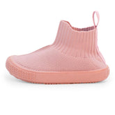 Jan & Jul Hi-Top Knit Shoe - Pale Pink (Size 12)