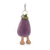 *Jellycat Vivacious Vegetable Eggplant Bag Charm - 5"