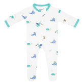 Kyte Baby Zippered Footie - Dragon (Size 18-24m)