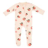 Kyte Baby Zippered Footie - Peach