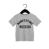 Portage and Main Tee - Grey Manifesting Recess (Size Youth Large) *CLEARANCE*