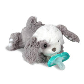 Palmer Puppy RazBuddy Pacifier Holder Plush - Lagoon Baby + Toy Shoppe