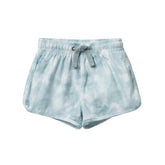 Rylee + Cru Swim Trunk - Aqua Tie Dye (3-6months) *CLEARANCE*