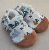Snow and Arrow Cotton Knit Slippers - Adventure Awaits
