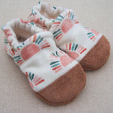 Snow and Arrow Cotton Knit Slippers - Sunrise
