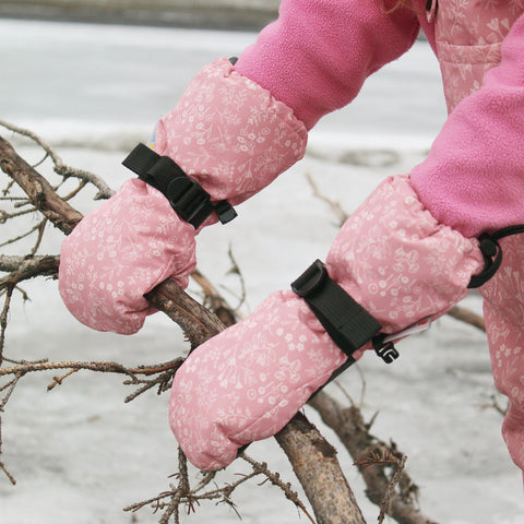 Jan & Jul Toasty-Dry Waterproof Snow Mittens - Prairie Flowers