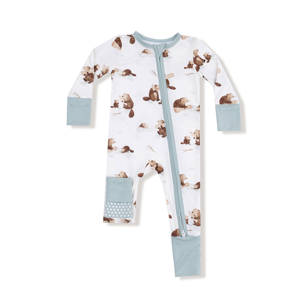Angel Dear 2-Way Zipper Romper - Baby Beavers