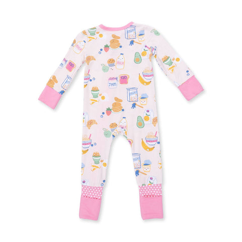 Angel Dear Convertible Romper - Breakfast Club Pink