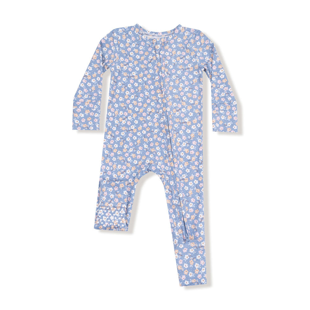 Angel Dear 2-Way Zipper Romper - Country Calico