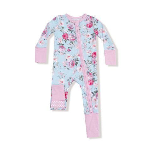 Angel Dear 2-Way Zipper Romper - Charlotte Floral