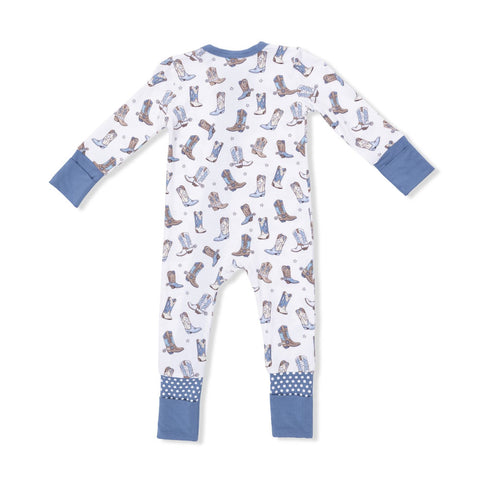 Angel Dear Convertible Romper - Cowboy Boots (Size 0-3m)