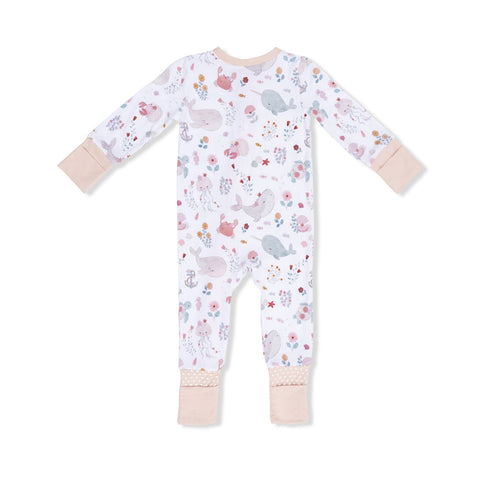 Angel Dear Convertible Romper - Garden Sea Creatures