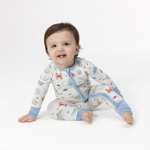 Angel Dear Convertible Romper - Sailor Sea Creatures