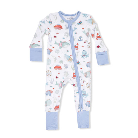 Angel Dear Convertible Romper - Sailor Sea Creatures