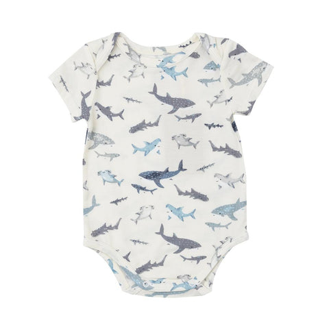 Angel Dear Bodysuit - Sharks (Size 18-24m)