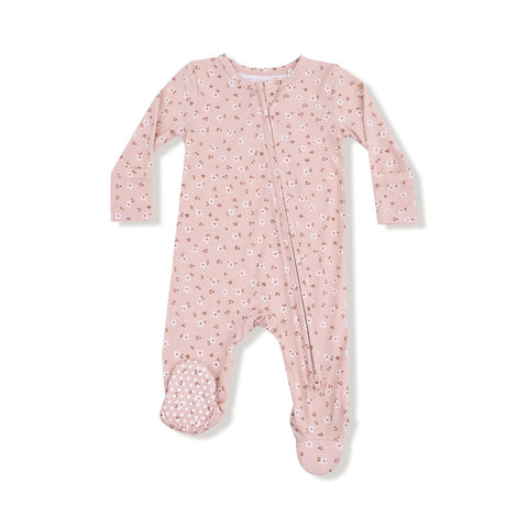 Angel Dear 2-Way Zipper Footie - Carrie Floral
