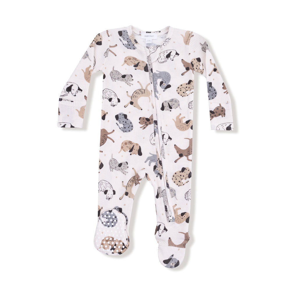 Angel Dear 2-Way Zipper Footie - Cozy Pups