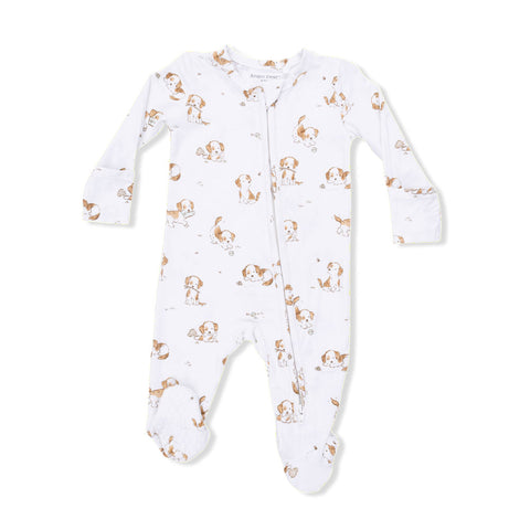 Angel Dear 2-Way Zipper Footie - Explorer Puppy