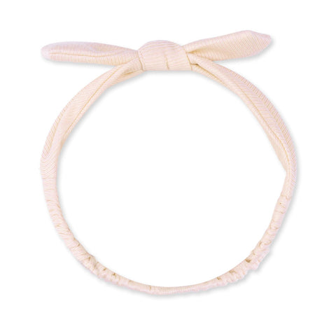 *Angel Dear Knot Headband - Solid Veiled Pink Rib