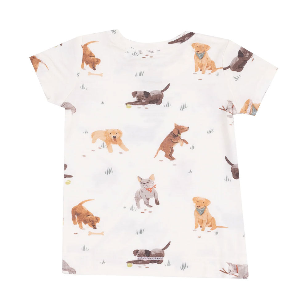 Angel Dear Lounge Wear Shorts - Watercolour Puppies