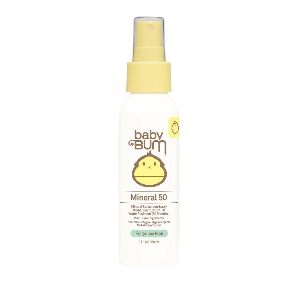 *Baby Bum Mineral SPF 50 Sunscreen Spray - Fragrance Free