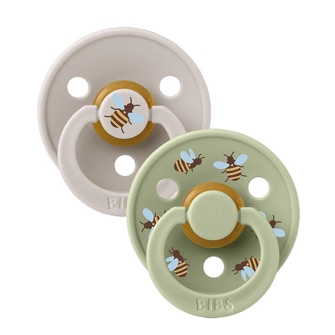 *Bibs Colour Pacifier 2 Pack - Size 1 (0-6 months)