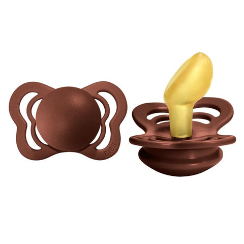 *Bibs Couture Natural Rubber Latex Pacifier 2-Pack - Size 1 (0-6 Months)