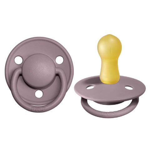 *Bibs De Lux - Size 2 (6-18 months) - Natural Rubber Latex Pacifier 2-Pack