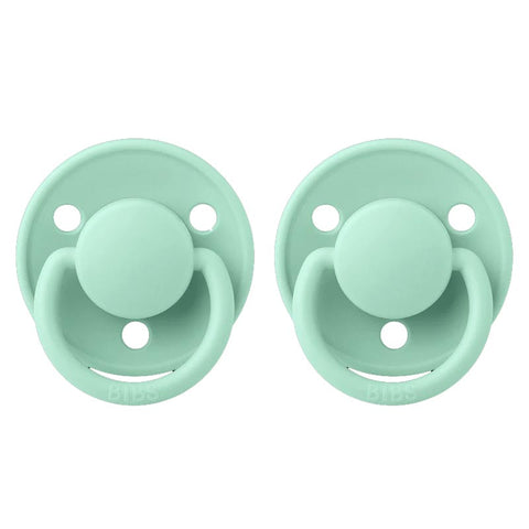 *Bibs De Lux - Size 2 (6-18 months) - Natural Rubber Latex Pacifier 2-Pack