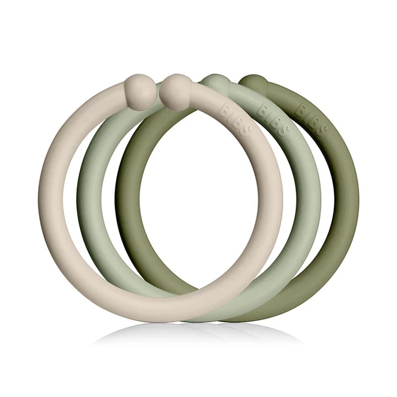 New Pacifier Loops Bibs Loops 12-Pack Teething and Toy Links - Bibs Pacifiers Canada