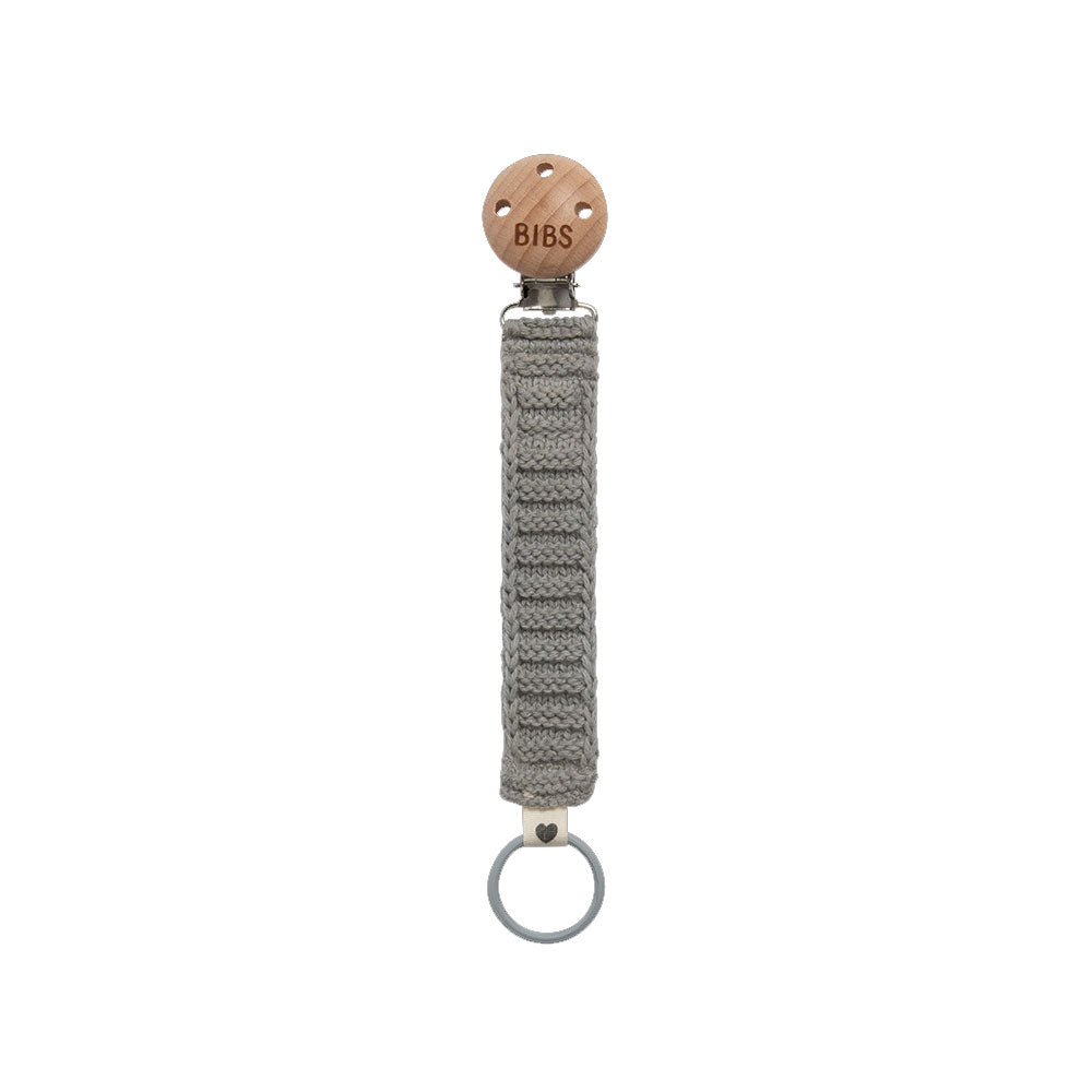 *Bibs Pacifier Clip Knitted
