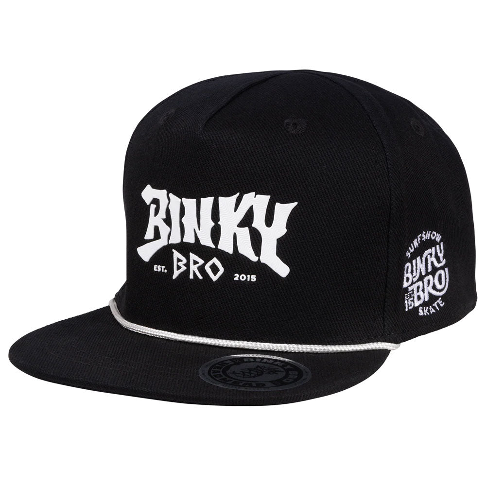 BinkyBro Camden Snapback Cap - Black