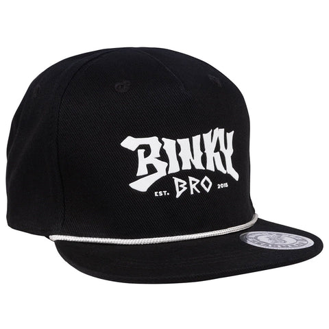 BinkyBro Camden Snapback Cap - Black