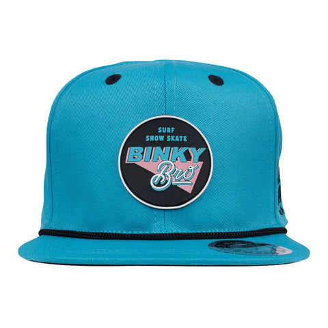 BinkyBro Disco Snapback Cap - Blue