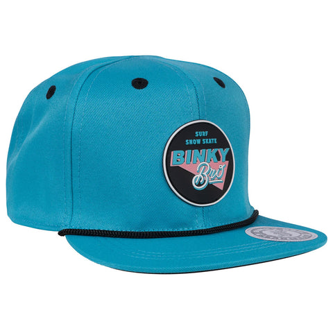 BinkyBro Disco Snapback Cap - Blue