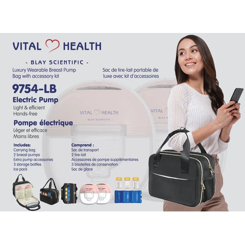 *Vital Health Luxury Bag with Breast Pumps