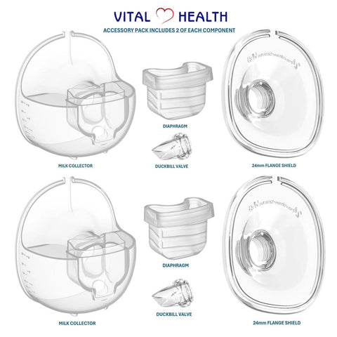 *Vital Health Accessory Pack for Wearable Breast Pumps