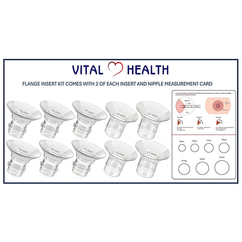 *Vital Health Flange Kit for Vital Health Wearable Breast Pump