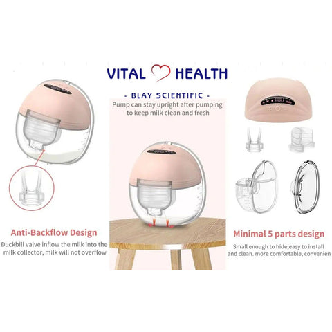 *Vital Health Wearable Breast Pump Single Unit