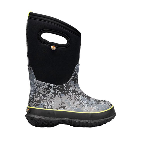 Bogs Classic Micro Camo Kid's Winter Boots - Grey Camo