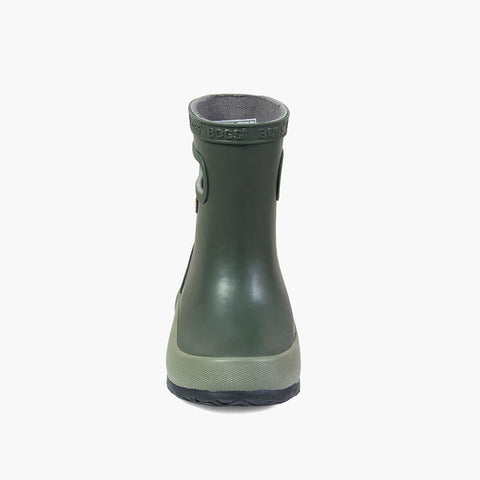 Bogs Skipper Solid Kids Rainboots - Dark Green