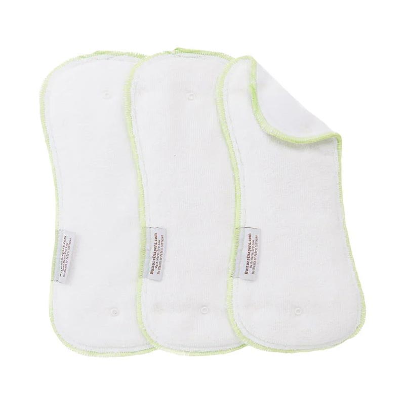 Buttons Microfiber Daytime Inserts - 3 Pack