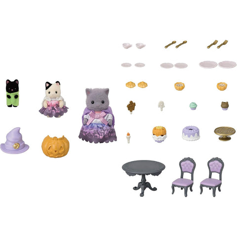 *Calico Critters Halloween Surprise Party Playset