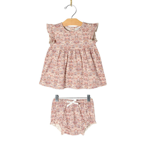 City Mouse Flutter Tunic Set - Spring Bouquet