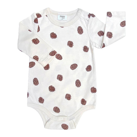 City Mouse PNW Bodysuit - Pinecones