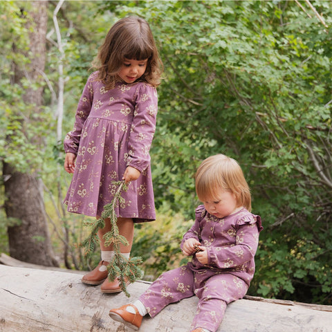 City Mouse Twirl Dress - Orchid Blooms