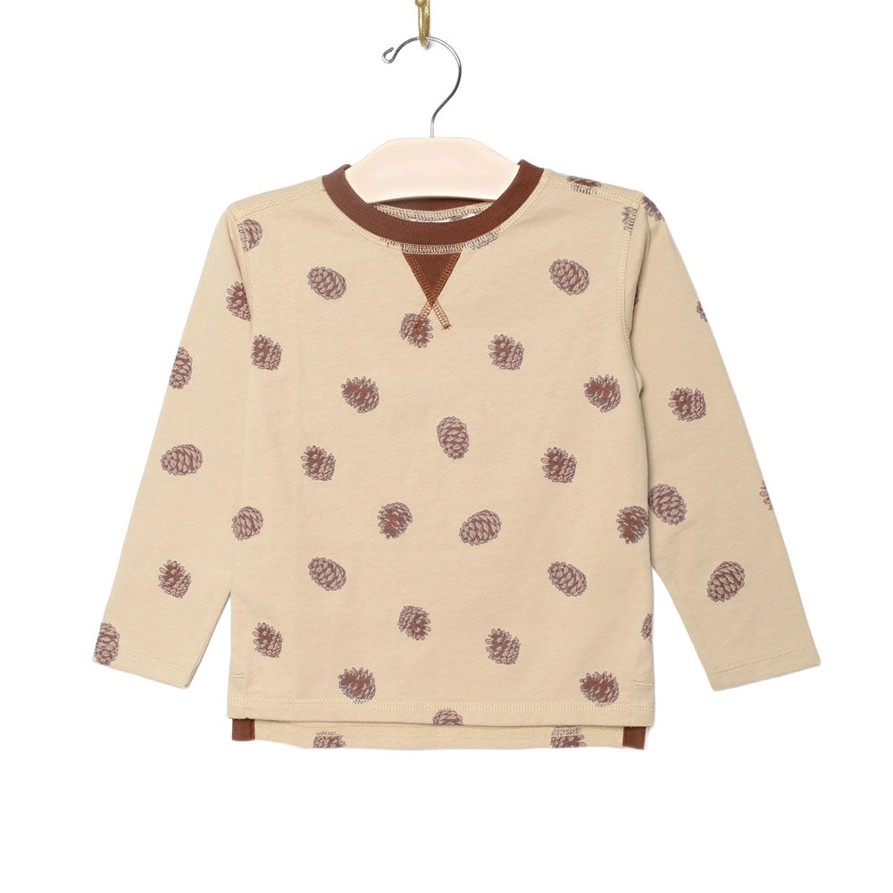 City Mouse Whistle Patch Tee - Pinecones