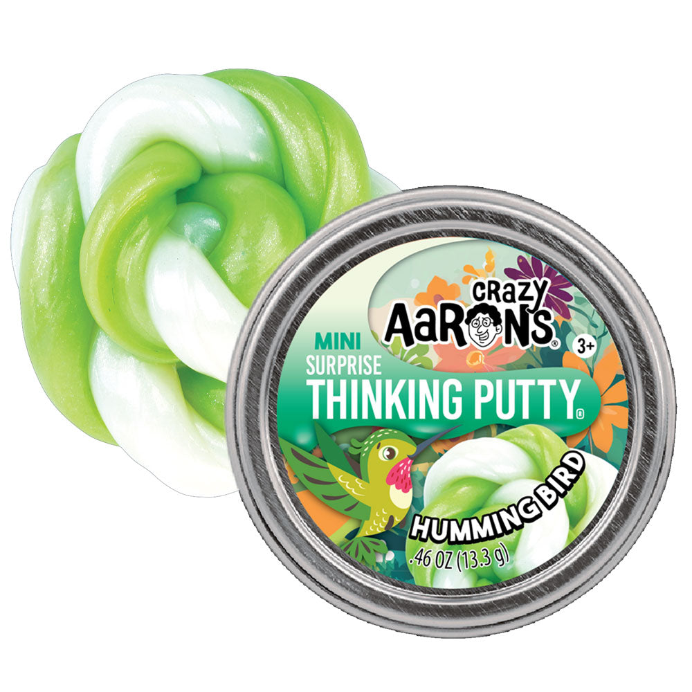 *Crazy Aaron's Thinking Putty - Mini Hummingbird (2" tin)