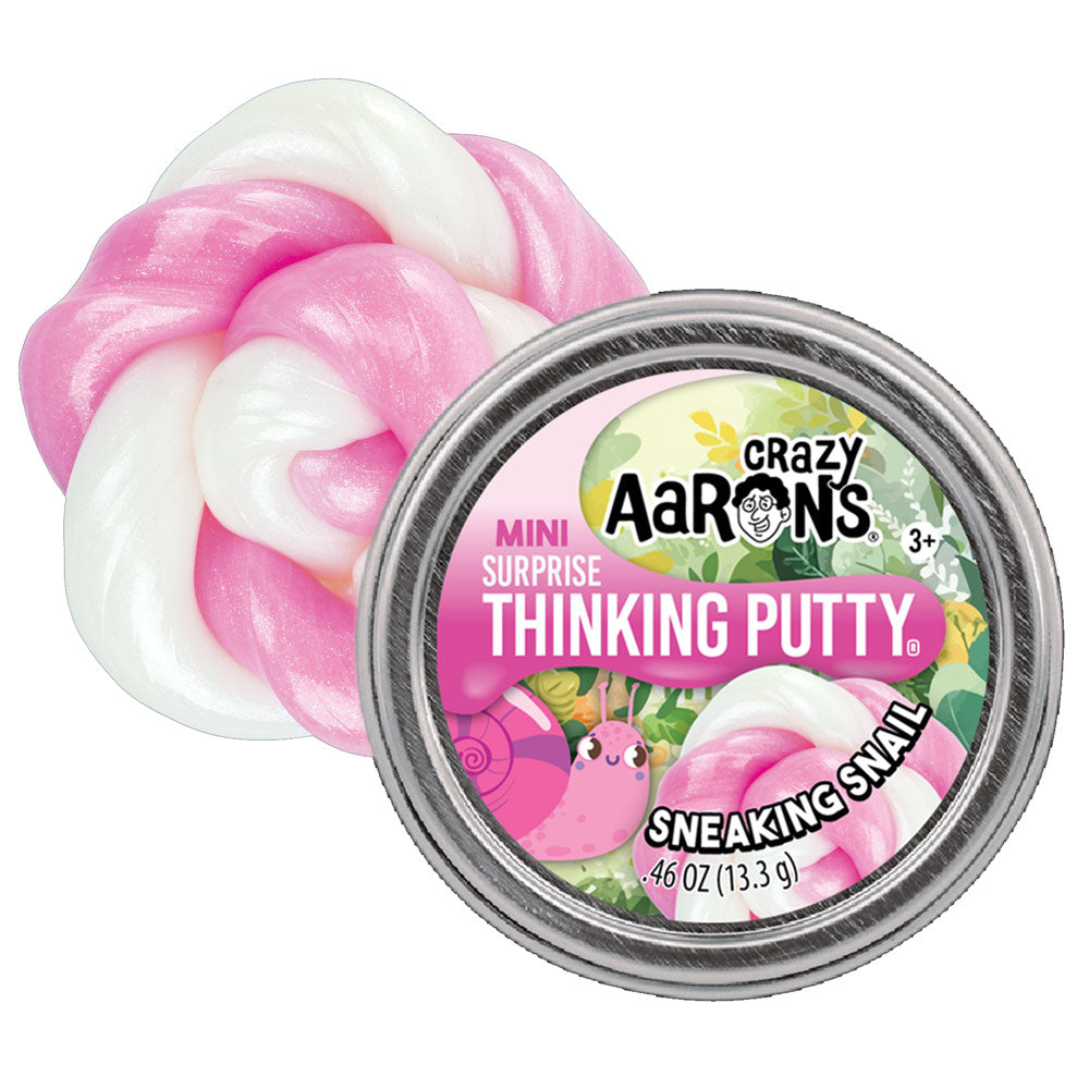 *Crazy Aaron's Thinking Putty - Mini Sneaking Snail (2" tin)