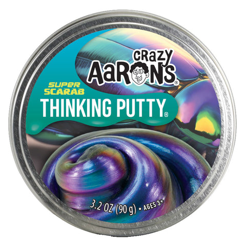*Crazy Aaron's Thinking Putty - Super Scarab (4" tin)